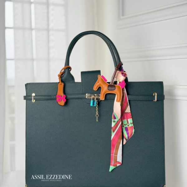 ASSIL EZZEDINE | Large Thermos Bag – Olive Green