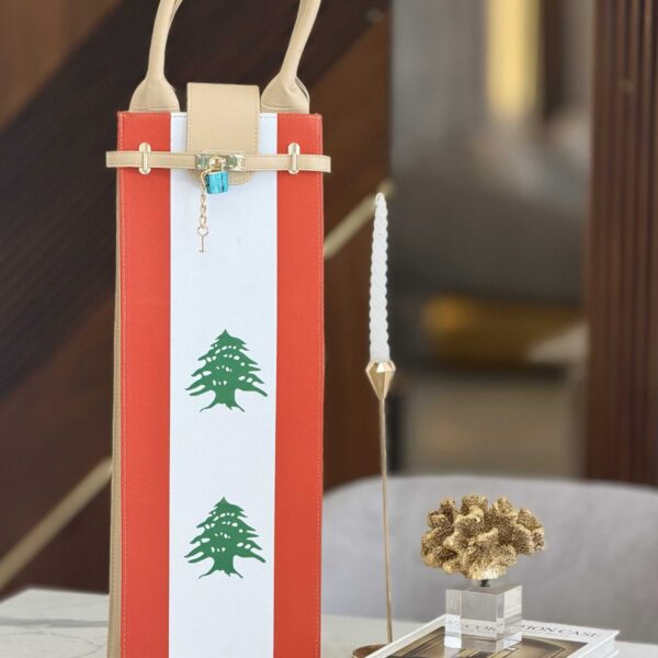 ASSIL EZZEDINE | Shisha Bag – Lebanon Flag