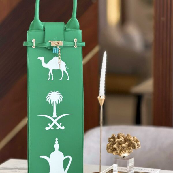 ASSIL EZZEDINE | Shisha Bag – Green Traditional Saudi Symbol